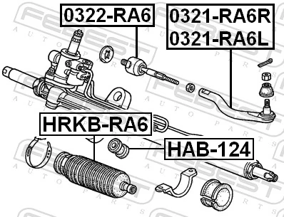 Bellow, steering HRKB-RA6