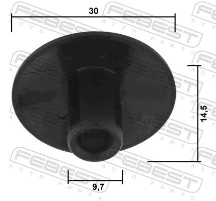 FEBEST 88570-222 Clip, trim/protection strip