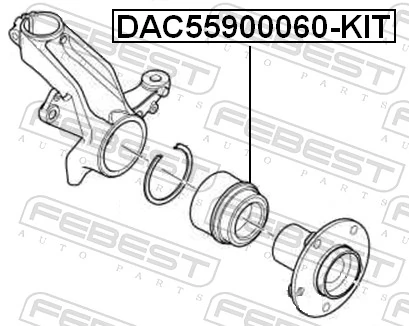 Wheel Bearing Kit DAC55900060-KIT