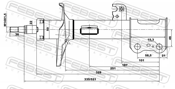 Shock Absorber 01665181FL