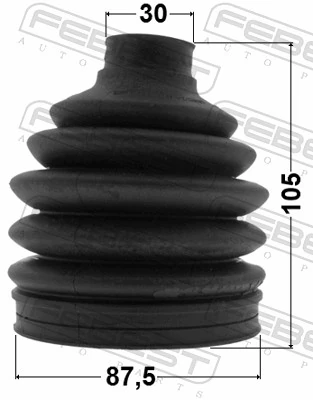 Bellow, drive shaft 1617P-221