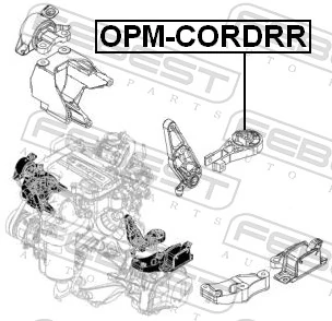Mounting, engine OPM-CORDRR