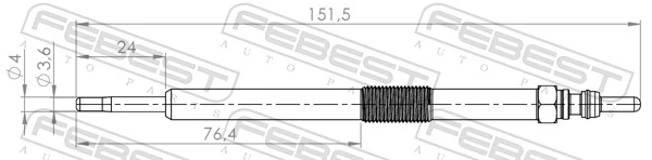Glow Plug 14642-001
