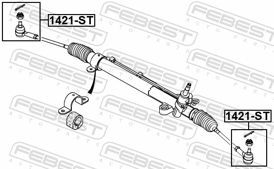 FEBEST 1421-ST Tie Rod End