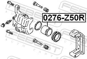 Piston, brake caliper 0276-Z50R