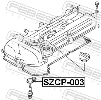 Gasket, cylinder head cover SZCP-003