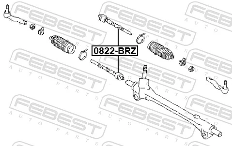 Inner Tie Rod 0822-BRZ