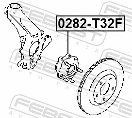 Wheel Hub 0282-T32F