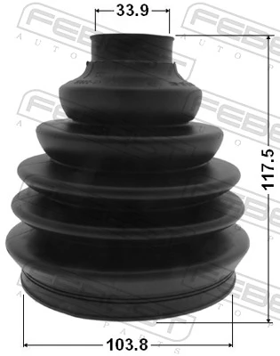 Bellow, drive shaft 2917P-RRIIIR