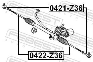 Inner Tie Rod 0422-Z36