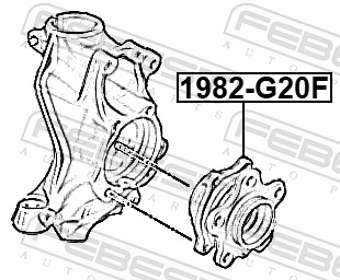 Wheel Hub 1982-G20F