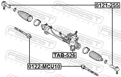 Inner Tie Rod 0122-MCU10