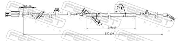 Sensor, wheel speed 04606-008
