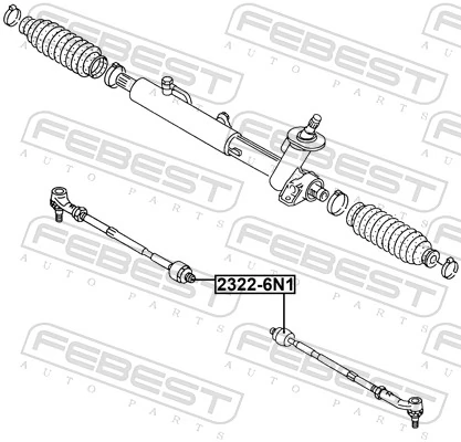 Inner Tie Rod 2322-6N1