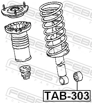 Bush, shock absorber TAB-303