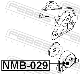 Mounting, engine NMB-029
