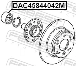 Wheel Bearing DAC45844042M