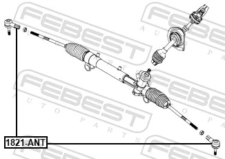 Tie Rod End 1821-ANT