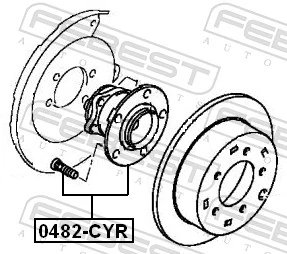 Wheel Hub 0482-CYR