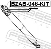 Mounting Kit, shock absorber BZAB-046-KIT