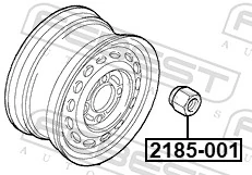 Wheel Nut 2185-001