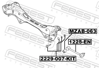 Camber Correction Screw 2229-007-KIT
