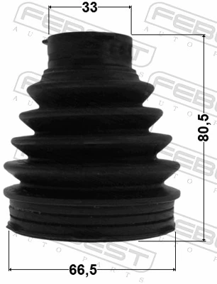 FEBEST 0115P-GRX133R Bellow, drive shaft