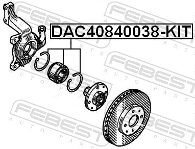 FEBEST DAC40840038-KIT Wheel Bearing Kit