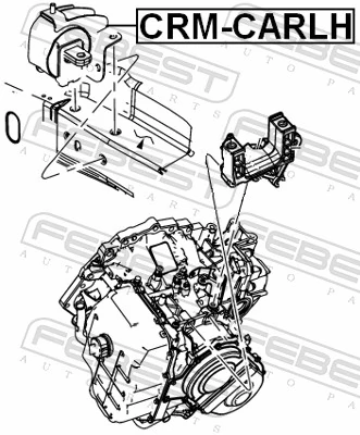 FEBEST CRM-CARLH Mounting, engine