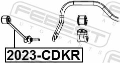 Link/Coupling Rod, stabiliser bar 2023-CDKR