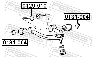 FEBEST 0129-010 Camber Correction Screw