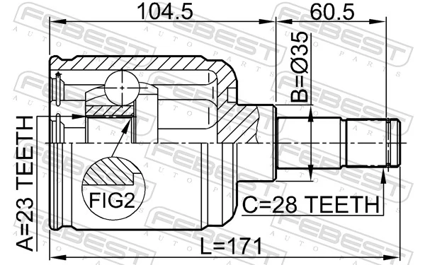 Joint Kit, drive shaft 0511-GEMTLH