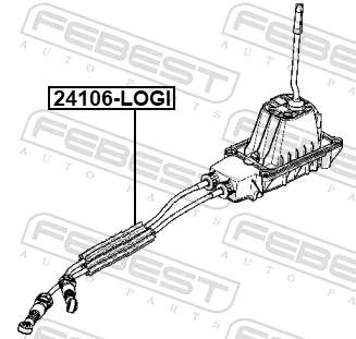 Cable Pull, manual transmission 24106-LOGI