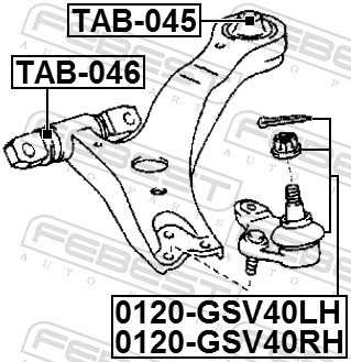 Ball Joint 0120-GSV40RH