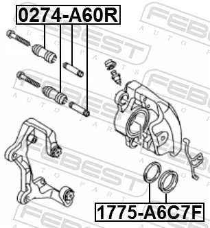 Repair Kit, brake caliper 1775-A6C7F