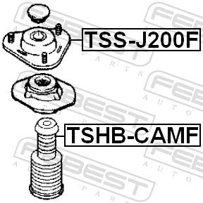 Suspension Strut Support Mount TSS-J200F