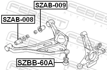 Repair kit, supporting/ball joint SZBB-60A