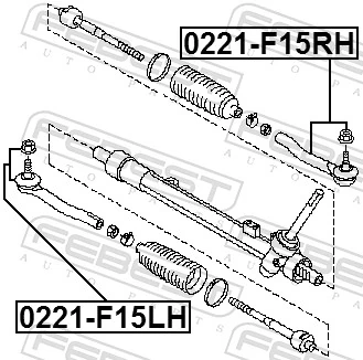 Tie Rod End 0221-F15RH