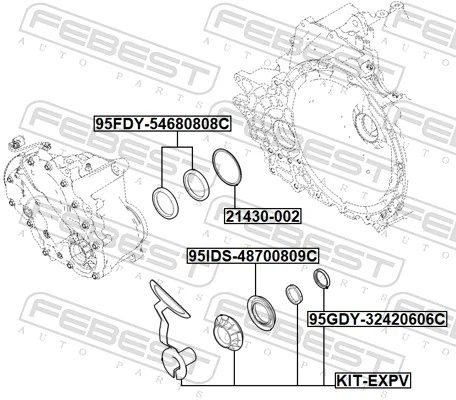 FEBEST KIT-EXPV Repair Kit, automatic transmission