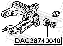 FEBEST DAC38740040 Wheel Bearing