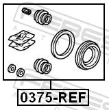 FEBEST 0375-REF Repair Kit, brake caliper