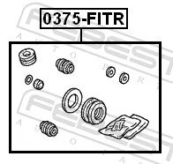Repair Kit, brake caliper 0375-FITR