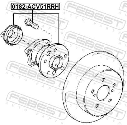 Wheel Hub 0182-ACV51RRH