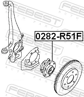 Wheel Hub 0282-R51F