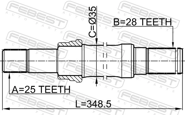 Drive Shaft 1512-001