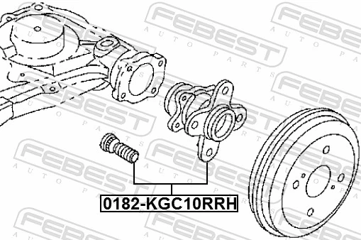 Wheel Hub 0182-KGC10RRH