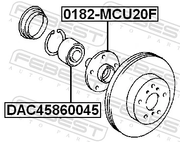Galas Roda DAC45860045