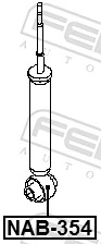 Bush, shock absorber NAB-354
