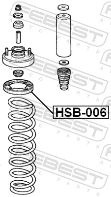 FEBEST HSB-006 Spring Seat