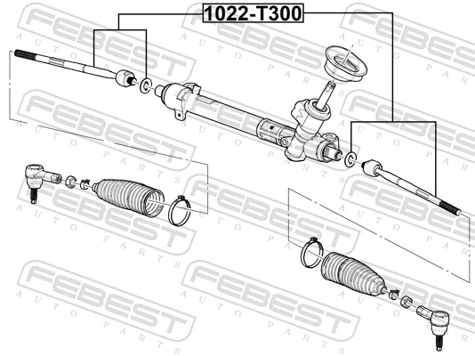 Inner Tie Rod 1022-T300